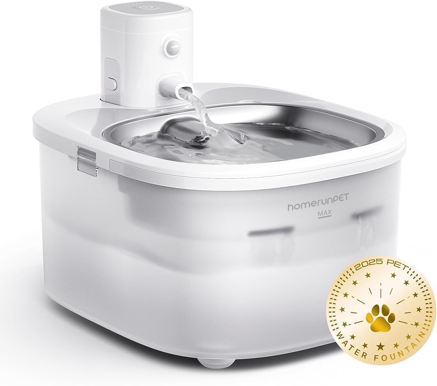 Pet Water Fountain - 2.5L/84oz Battery Operated Pet Water Fountain,