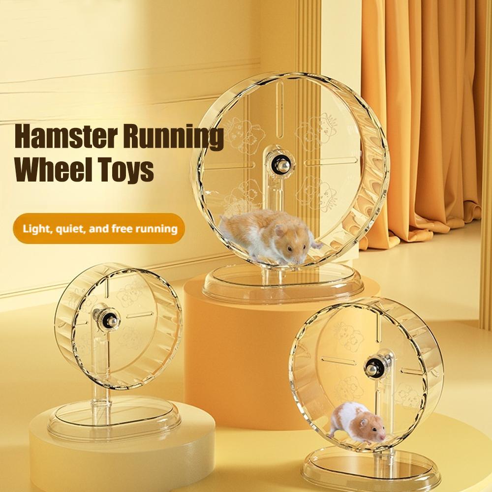 Hamster Cage Wheel - Hamster Running Sport Transparent Running Wheel