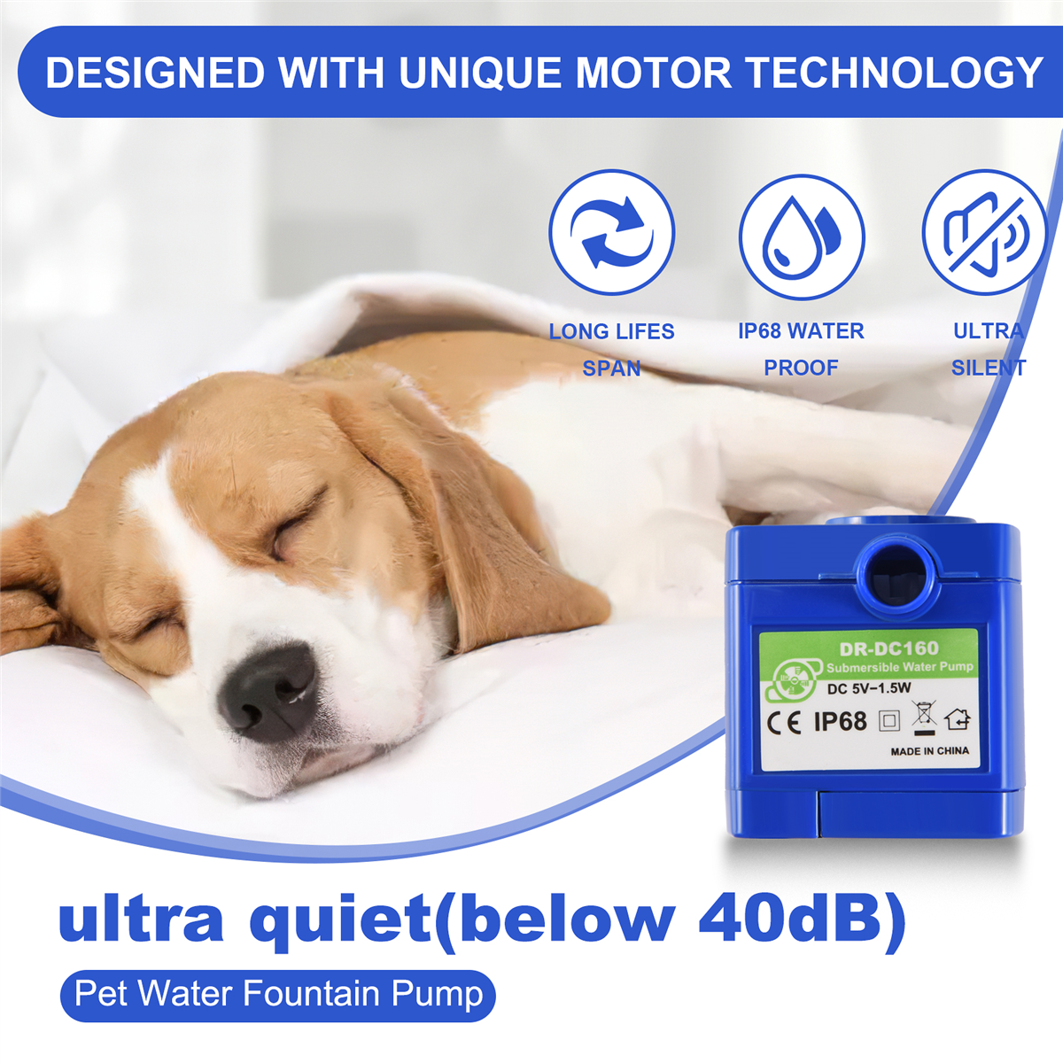 A42F  Cat Water Fountain Pump, - Pet Water Fountain ulasan dan harga