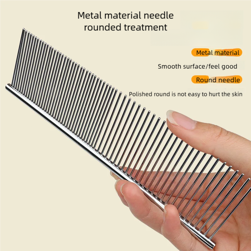 Pet Comb Stainless Steel Long  - Pet Supplies Dropshipping ulasan dan harga