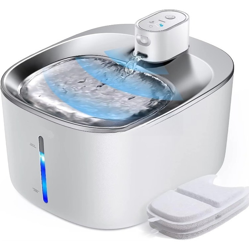Stainless Steel Pet Water Bowl - Pet Water Fountain ulasan dan harga