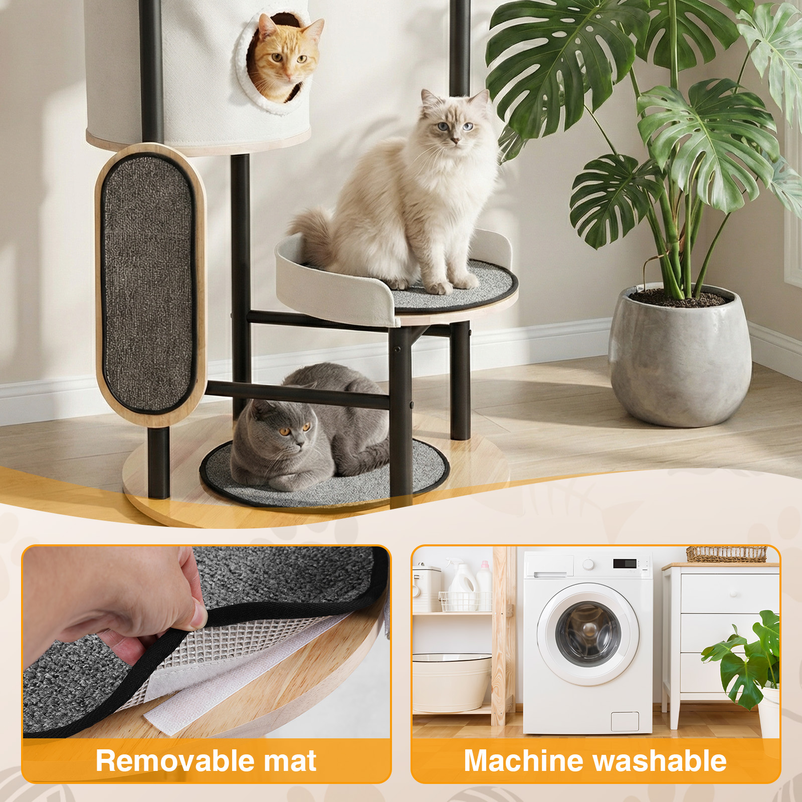 66-Inch Cat Tree with Scratchi - Pet X Supplies & Tack Howell Mi ulasan dan harga