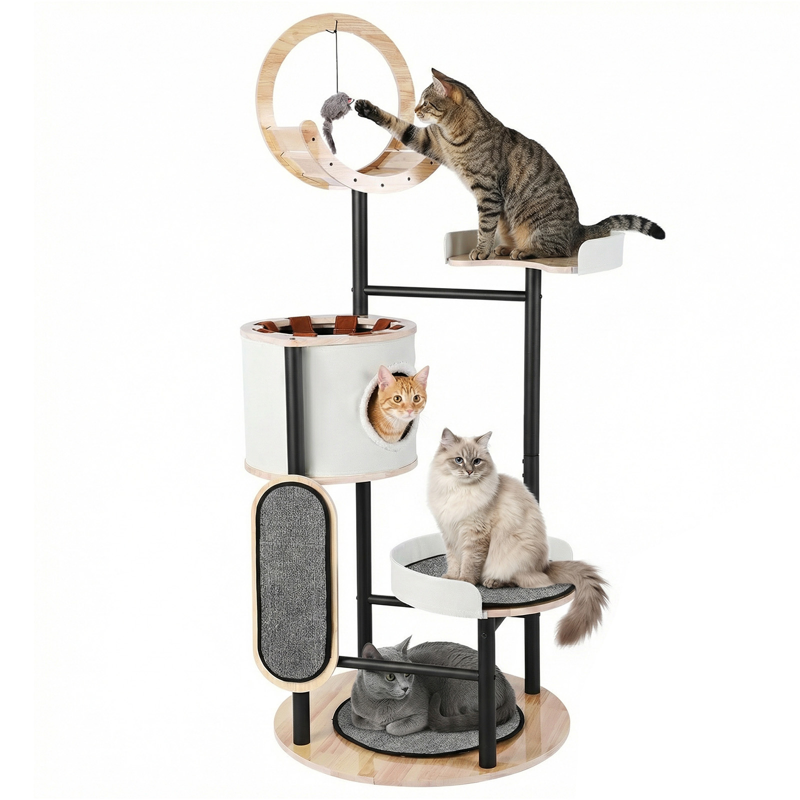 66-Inch Cat Tree with Scratchi - Pet X Supplies & Tack Howell Mi ulasan dan harga