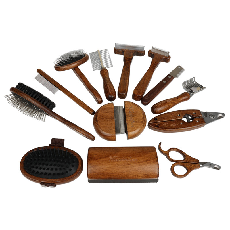 Pet Dog Comb Antique Solid Woo - Pet X Supplies & Tack Howell Mi ulasan dan harga