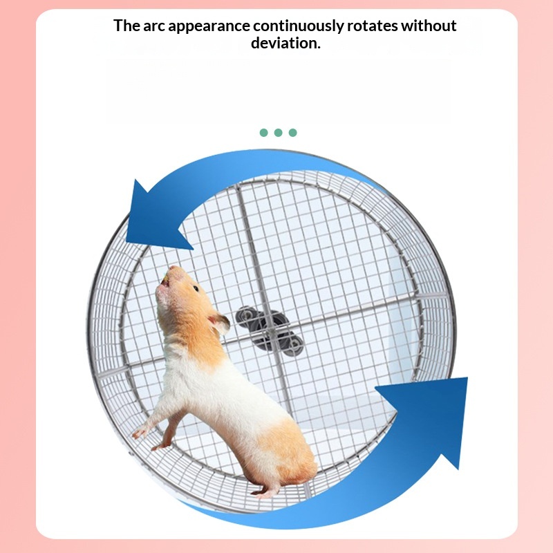 304 Stainless Steel Silent Run - Hamster Cage Wheel ulasan dan harga