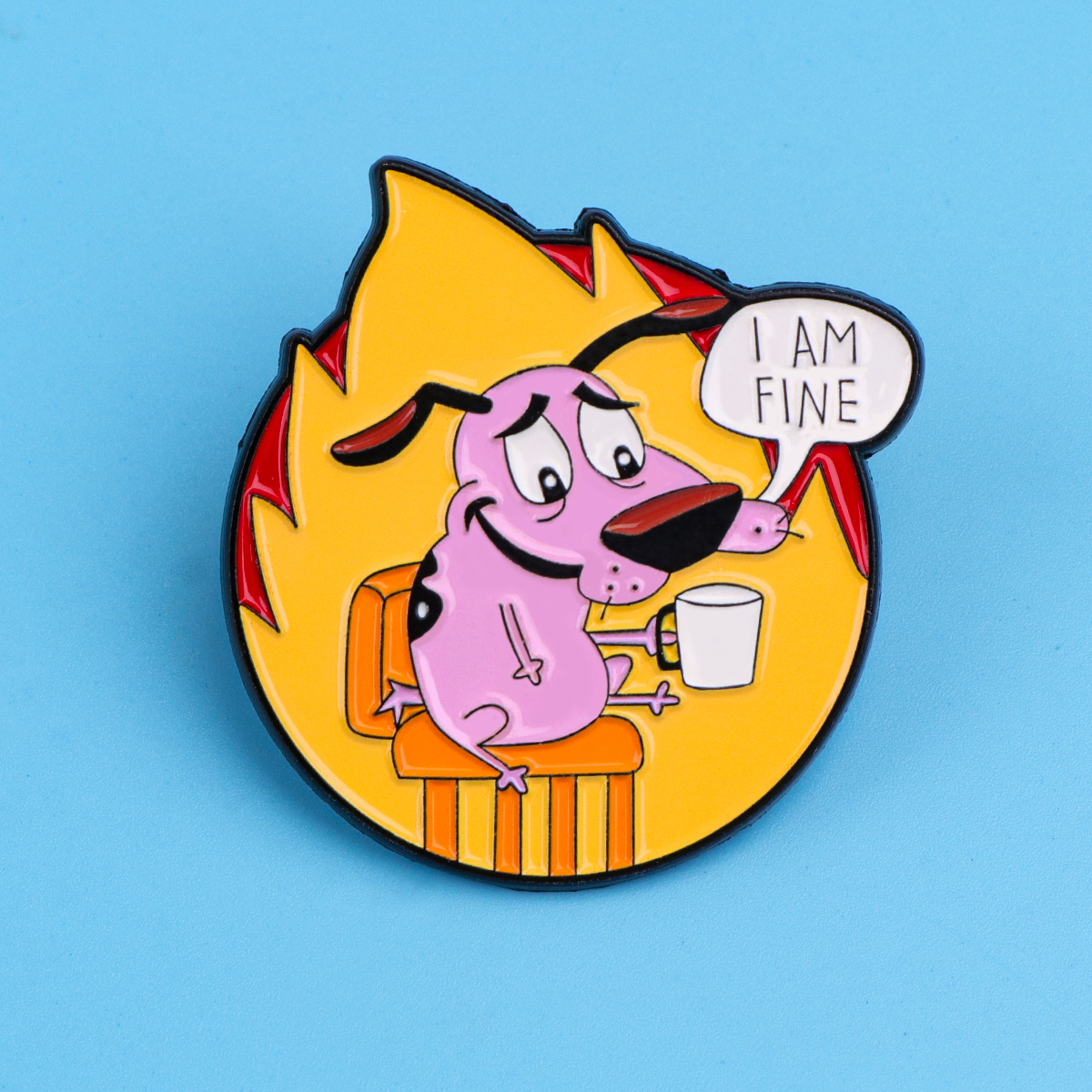 Cartoon Figure Enamel Pins Pin - Pet Supplies Store ulasan dan harga