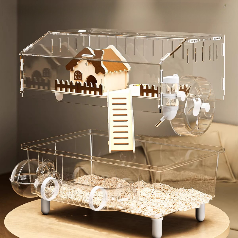 Acrylic Hamster Cage, 360째 Vie - Hamster Cage Wheel ulasan dan harga