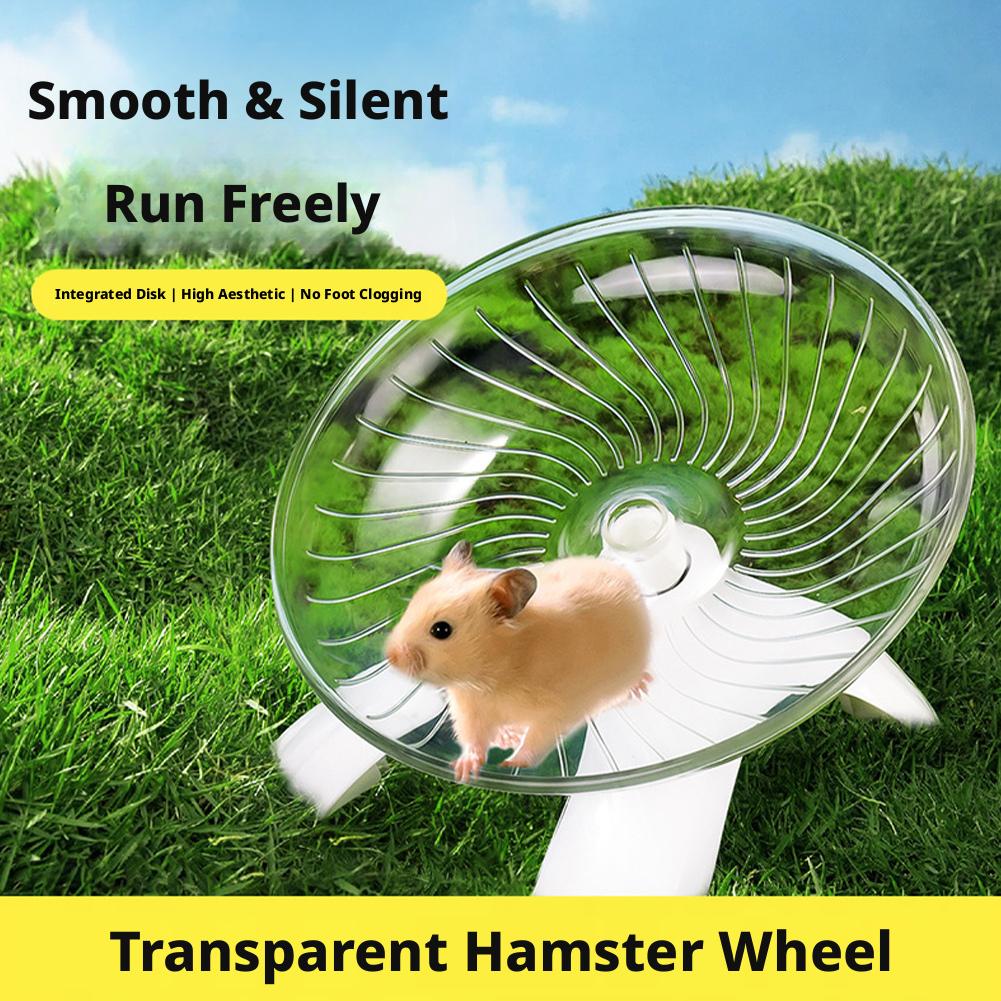 Pet Hamster Running Wheel Mute - Hamster Cage Wheel ulasan dan harga
