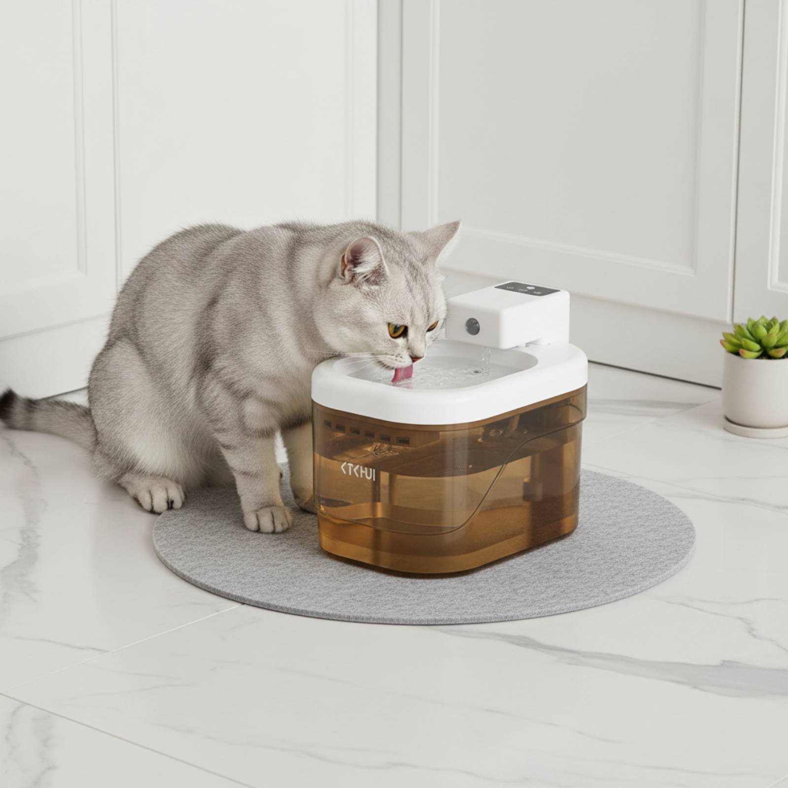 Wireless Pet Water Fountain Ul - Pet Water Fountain ulasan dan harga