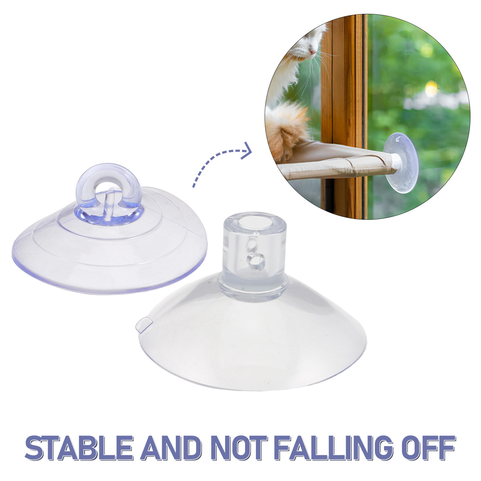 16Pcs Cat Window Shelf Suction - Cat Window Perch ulasan dan harga