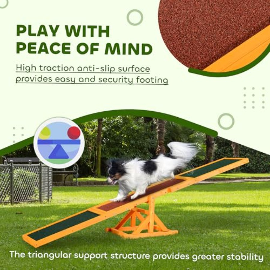 Wooden Dog Agility Seesaw for  - Pet X Supplies & Tack Howell Mi ulasan dan harga