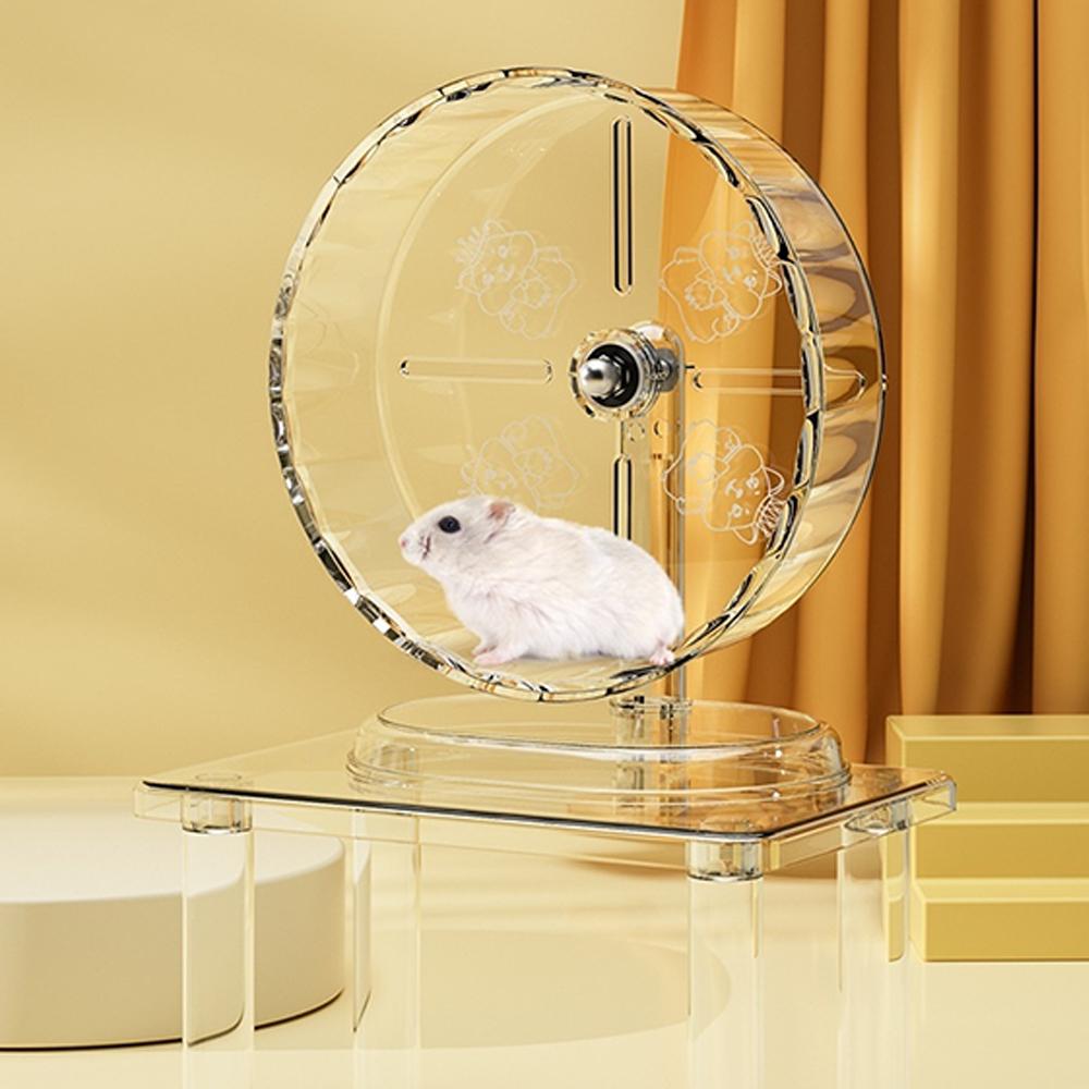 Hamster Running Sport Transpar - Hamster Cage Wheel ulasan dan harga