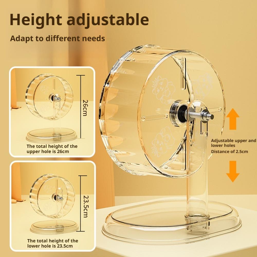 Hamster Running Sport Transpar - Hamster Cage Wheel ulasan dan harga