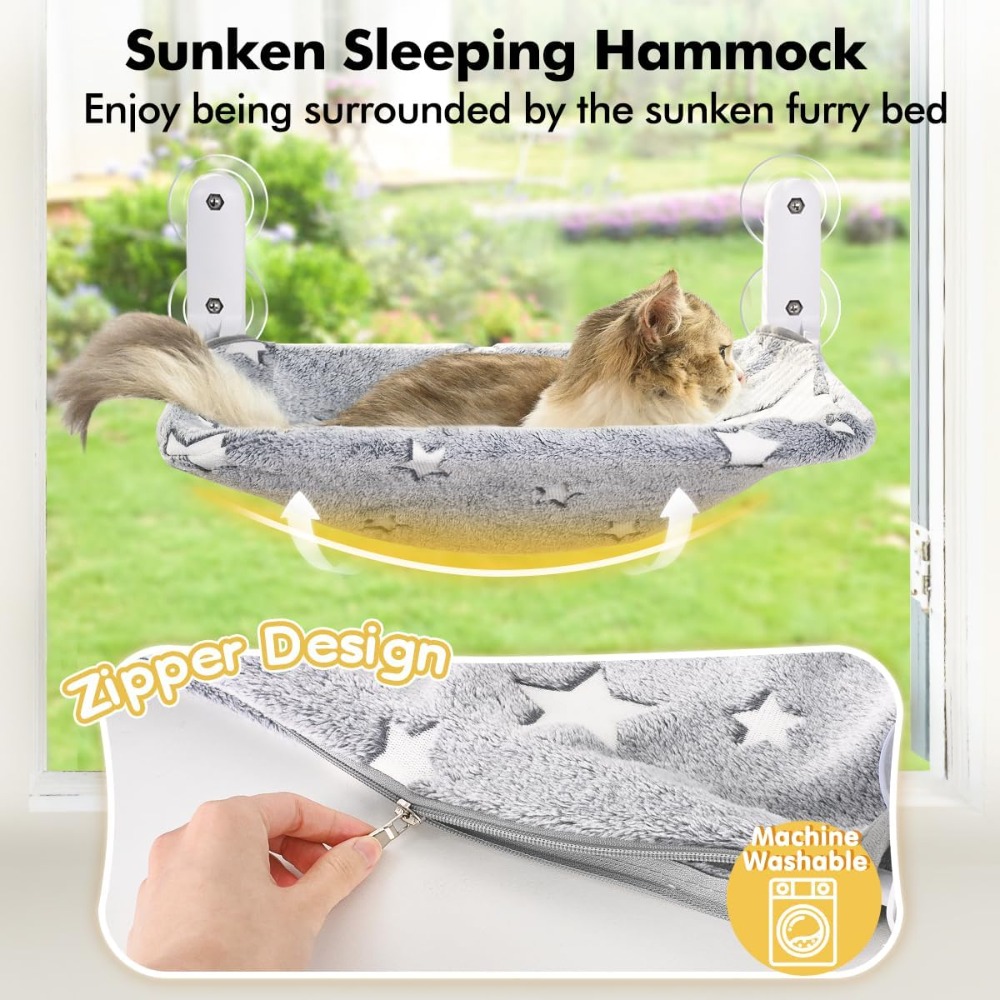 Cat Window Perch, Glow in The  - Cat Window Perch ulasan dan harga