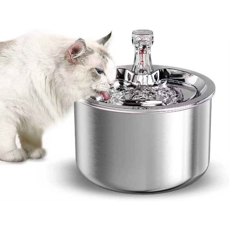 Design Stainless Steel Pet Wat - Pet Water Fountain ulasan dan harga