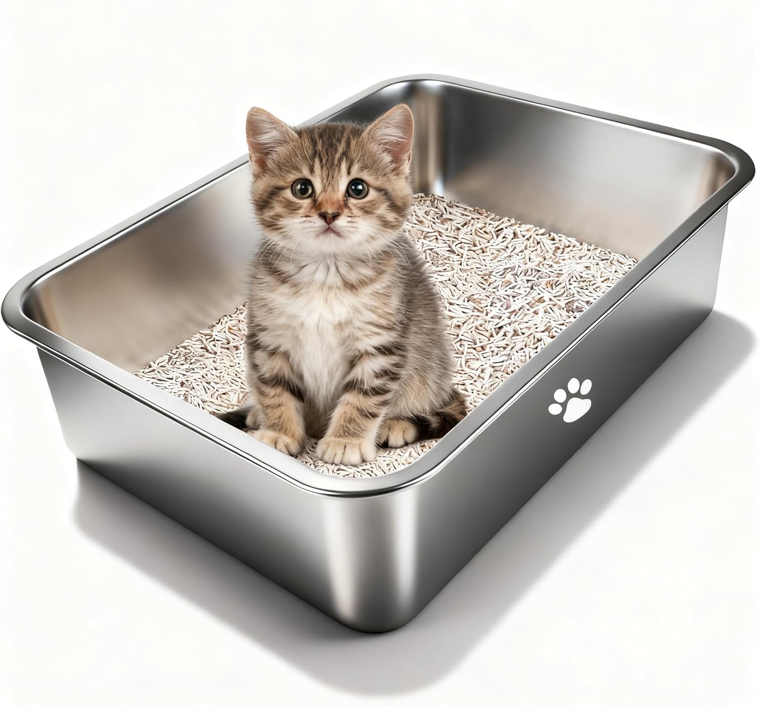 Stainless Steel Cat Litter Box - Pet X Supplies & Tack Howell Mi ulasan dan harga