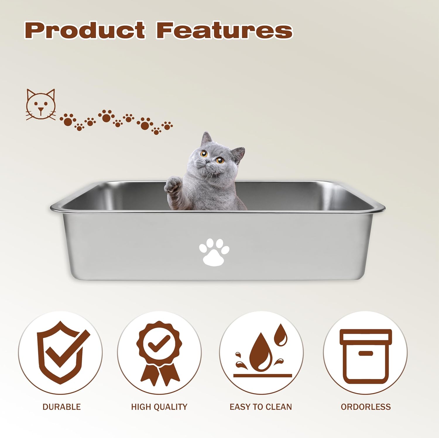 Stainless Steel Cat Litter Box - Pet X Supplies & Tack Howell Mi ulasan dan harga
