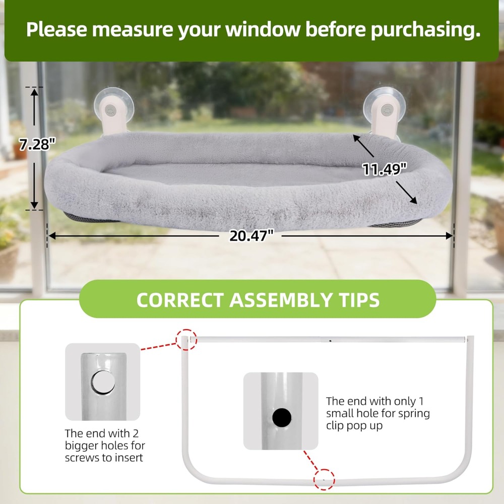 Foldable Cat Window Perch, Ind - Cat Window Perch ulasan dan harga