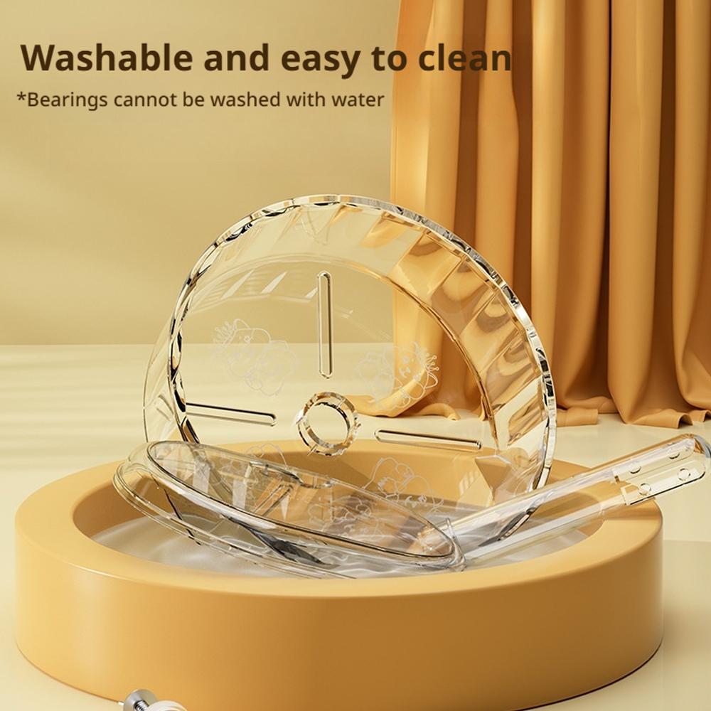 Hamster Running Sport Transpar - Hamster Cage Wheel ulasan dan harga