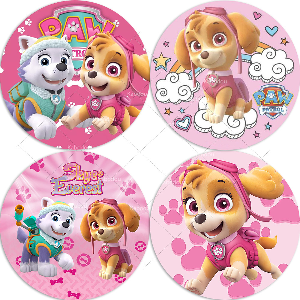 Paw Patrol Skye Backdrop Round - Pet Supplies Store ulasan dan harga