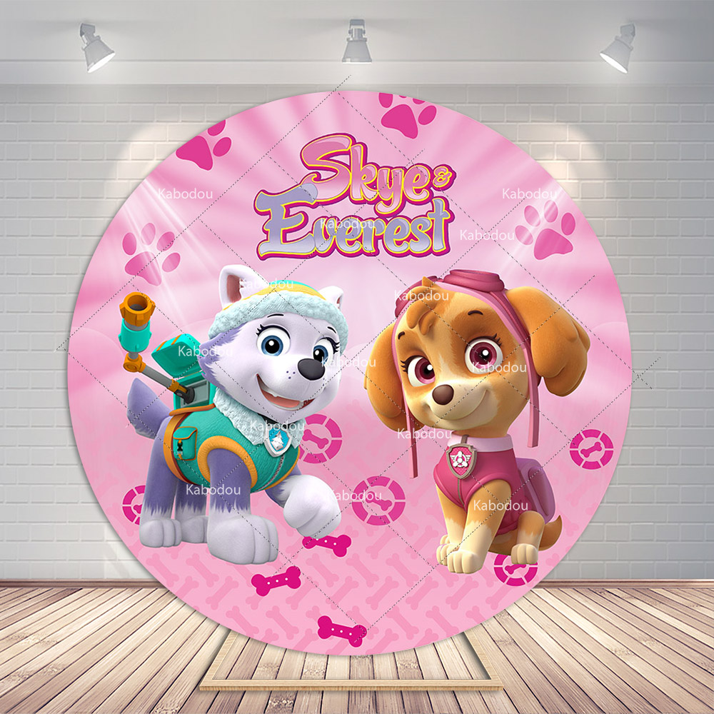 Paw Patrol Skye Backdrop Round - Pet Supplies Store ulasan dan harga