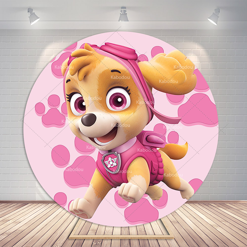 Paw Patrol Skye Backdrop Round - Pet Supplies Store ulasan dan harga