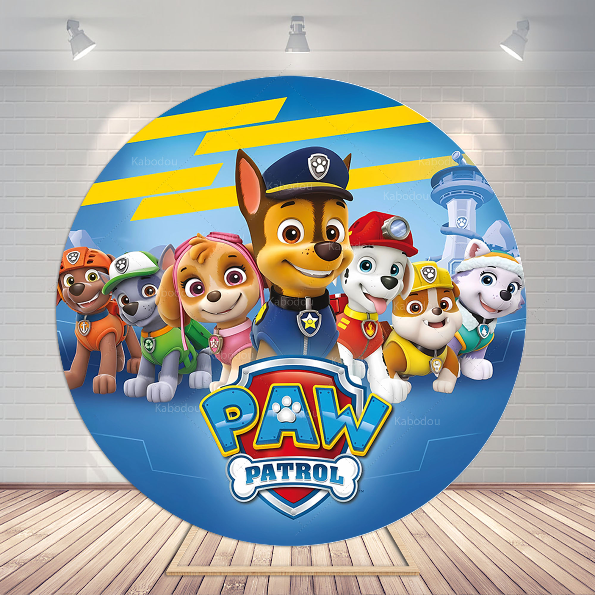 Backdrops PAW Patrol Round Cov - Pet Supplies Store ulasan dan harga