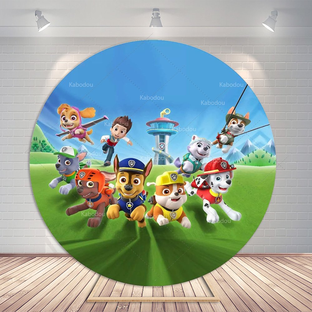 Backdrops PAW Patrol Round Cov - Pet Supplies Store ulasan dan harga