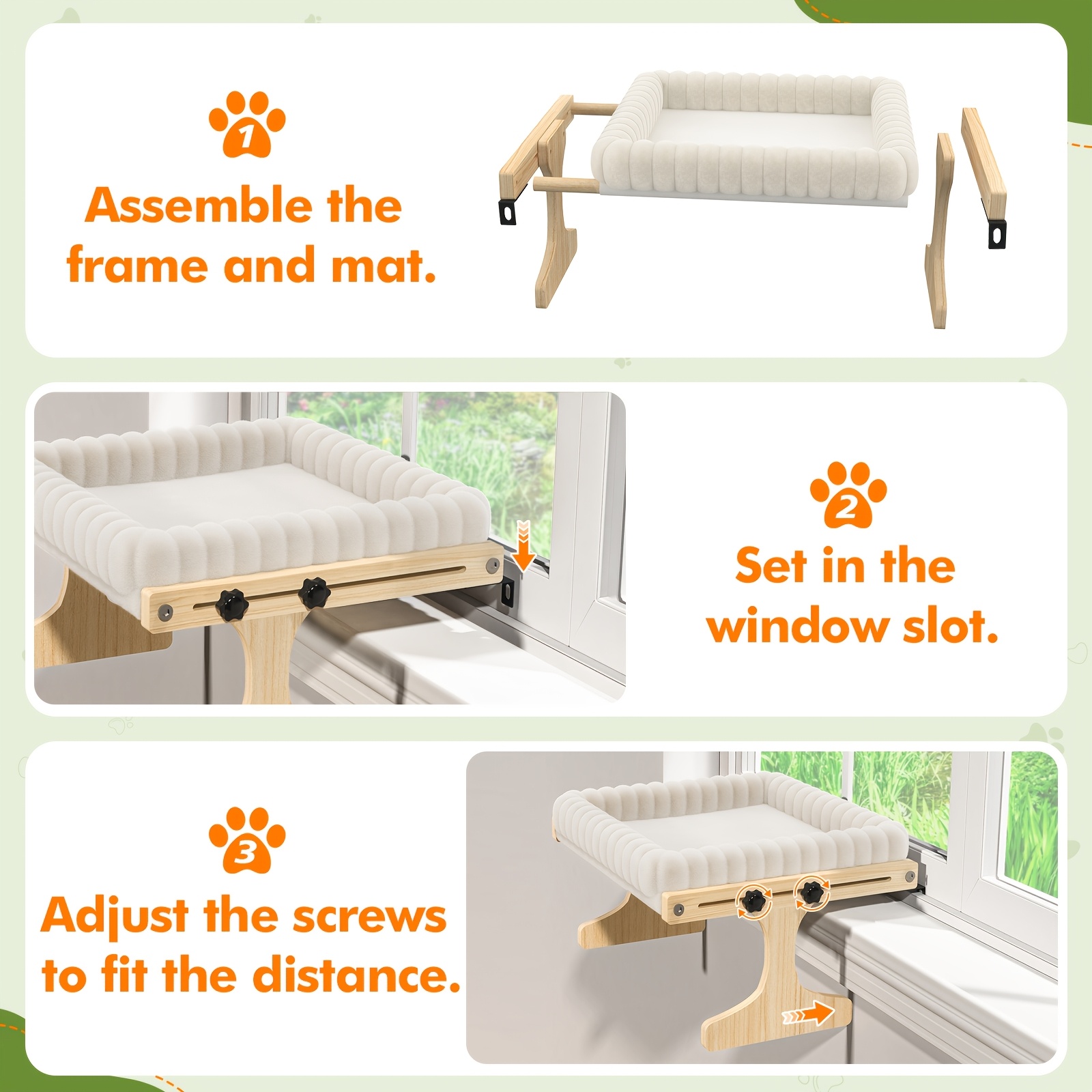 Cat Window Perch, Cat Hammock  - Cat Window Perch ulasan dan harga