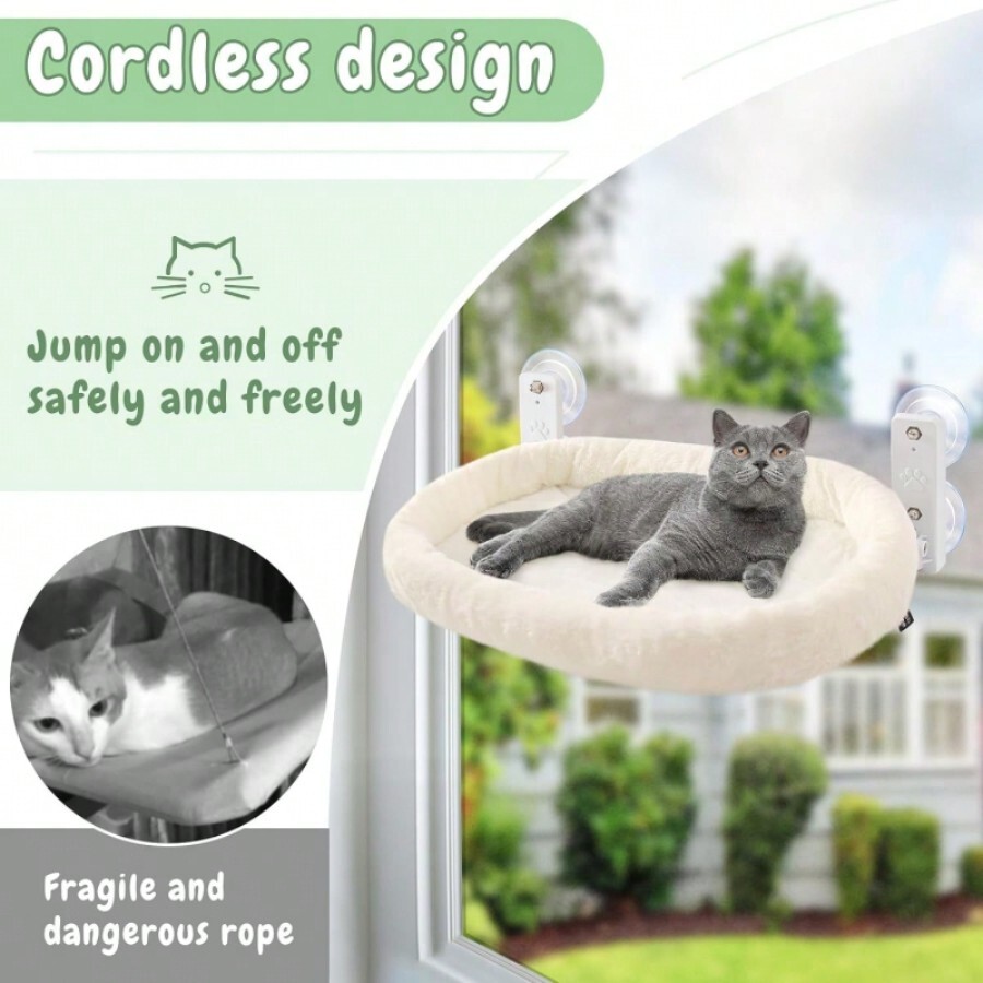 4-Suction Cup Cat Window Perch - Cat Window Perch ulasan dan harga