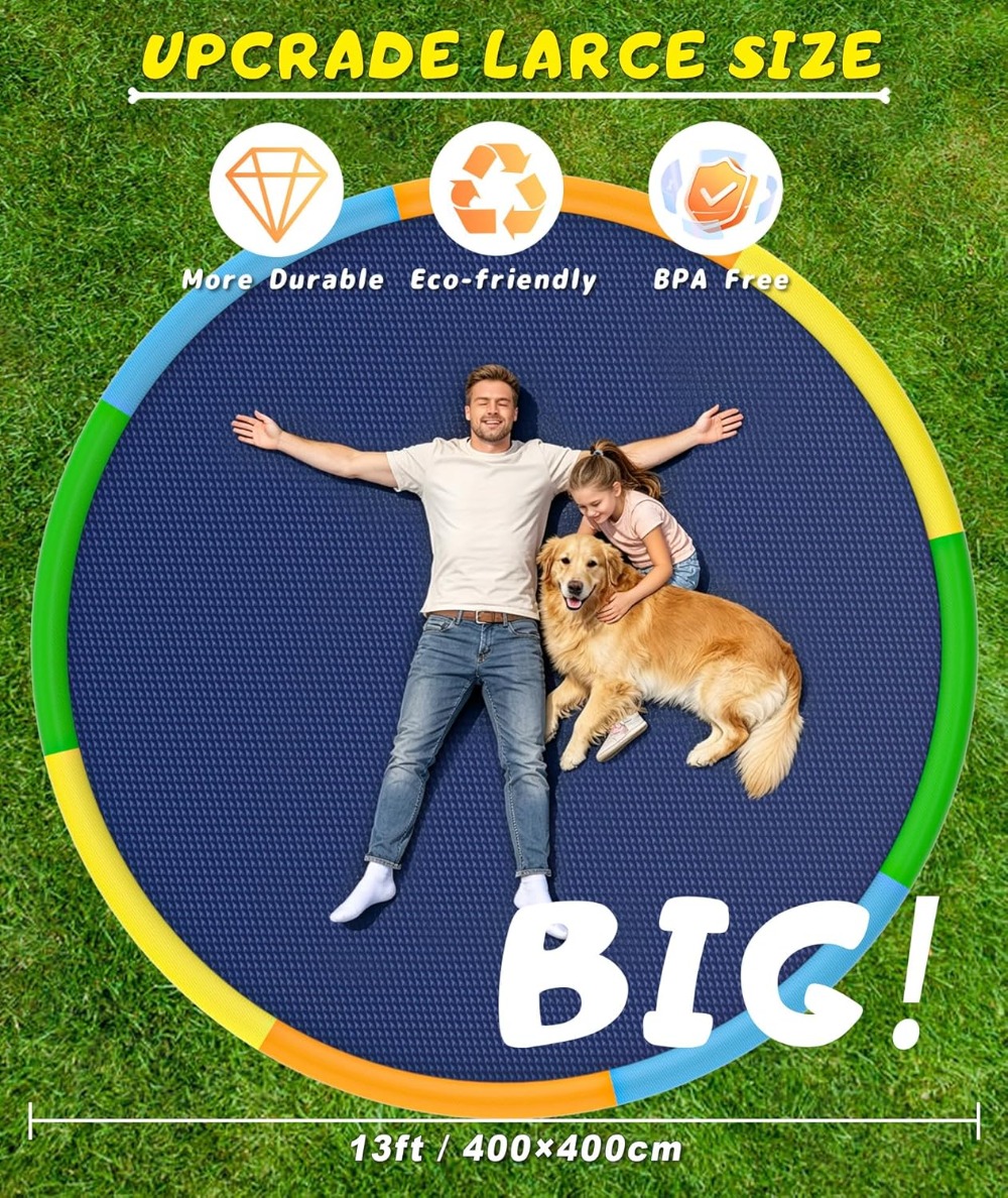 13FT Extra Large Splash Pad, T - Pet Water Fountain ulasan dan harga
